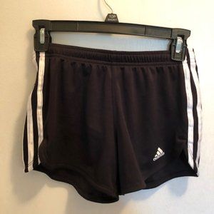Adidas Girls Athletic Shorts Size 14 - Black